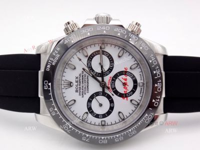 High Qualtiy Copy Rolex Daytona Panda Face Black Ceramic Bezel Watch 40mm